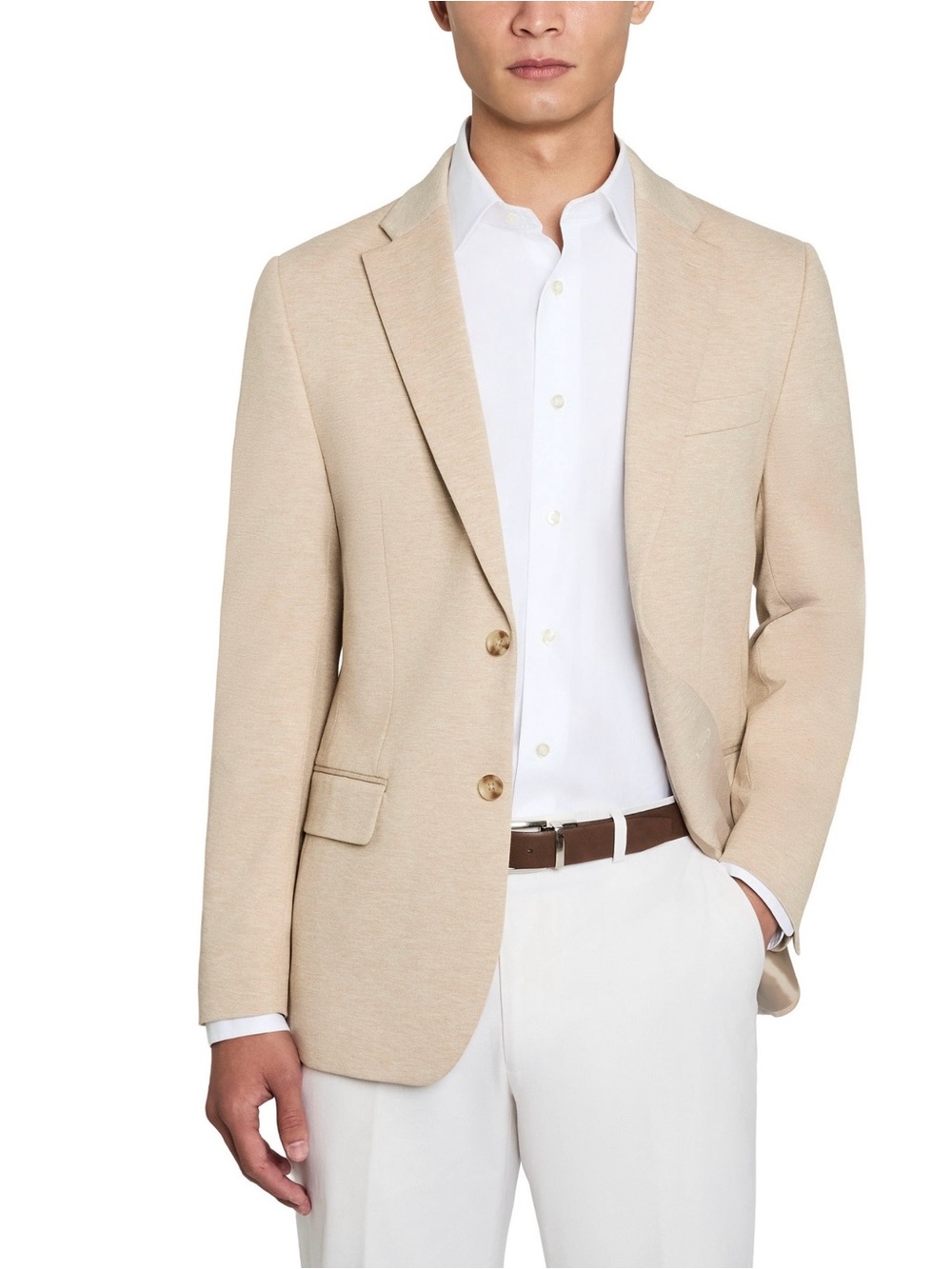 Kenneth Cole Men's knit  Two-Button Blazer